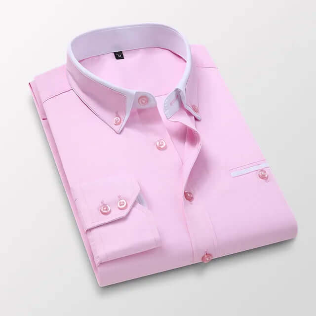 Men's Casual Long Sleeve Shirt: Stylish & Comfortable