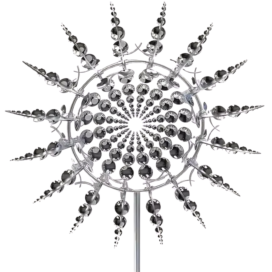 "Handcrafted wooden decorative garden windmill with classic design, perfect for outdoor charm and rustic appeal in your space