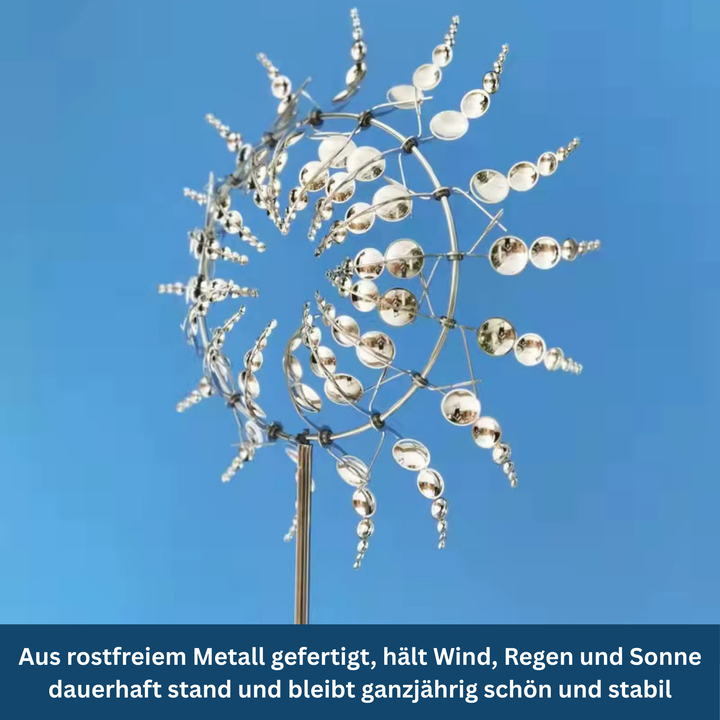 "Handcrafted wooden decorative garden windmill with classic design, perfect for outdoor charm and rustic appeal in your space
