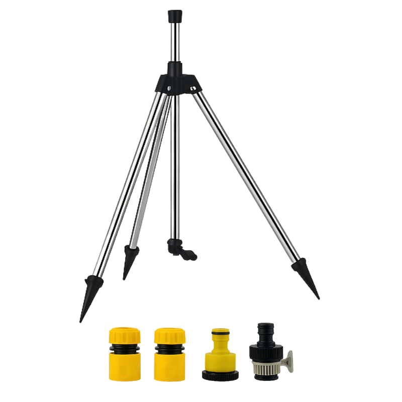 "HydroSpin High-Pressure 360° Garden Sprinkler with adjustable spray, durable design, and full lawn coverage for outdoor use.