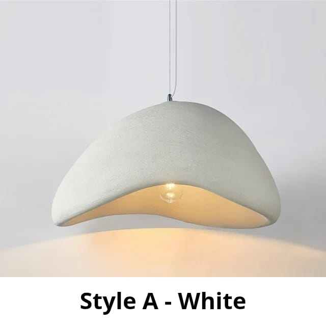 Modern Boho resin chandelier with soft glow, elegant design, and warm illumination; ideal for varied interiors and decor.