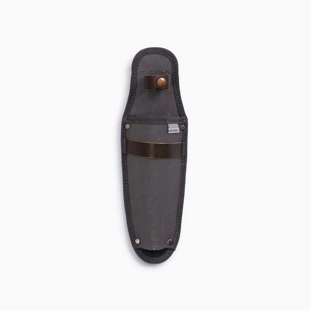"Multi-Purpose Hori Hori Garden Knife with stainless steel blade and walnut handle for camping, foraging, and gardening."