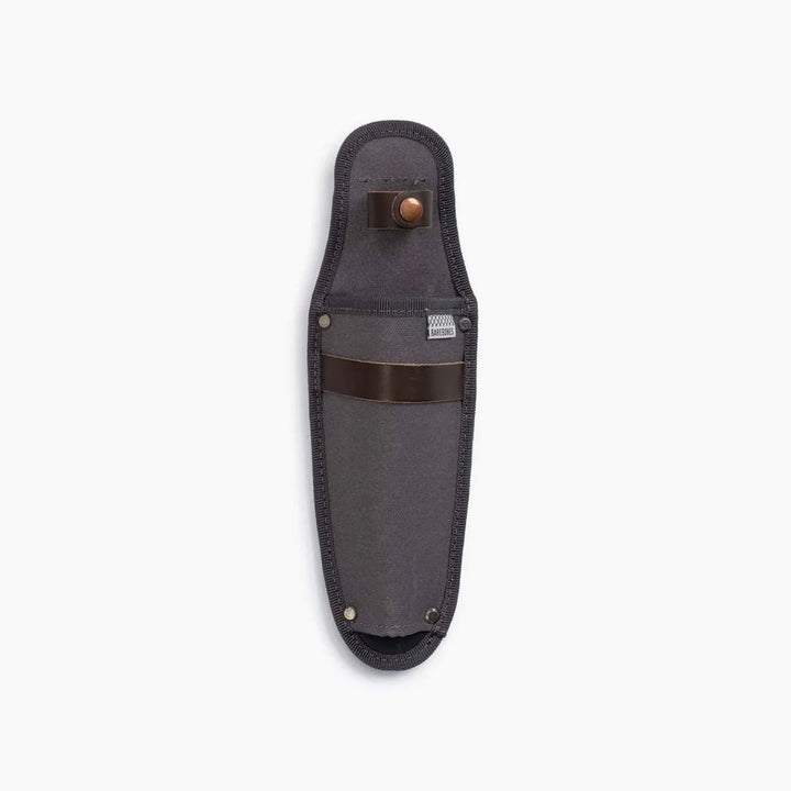 "Multi-Purpose Hori Hori Garden Knife with stainless steel blade and walnut handle for camping, foraging, and gardening."