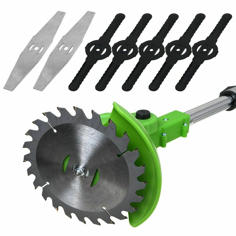"Powerful cordless electric weed eater with ergonomic handle, lightweight design, perfect for tackling tough grass and weeds.