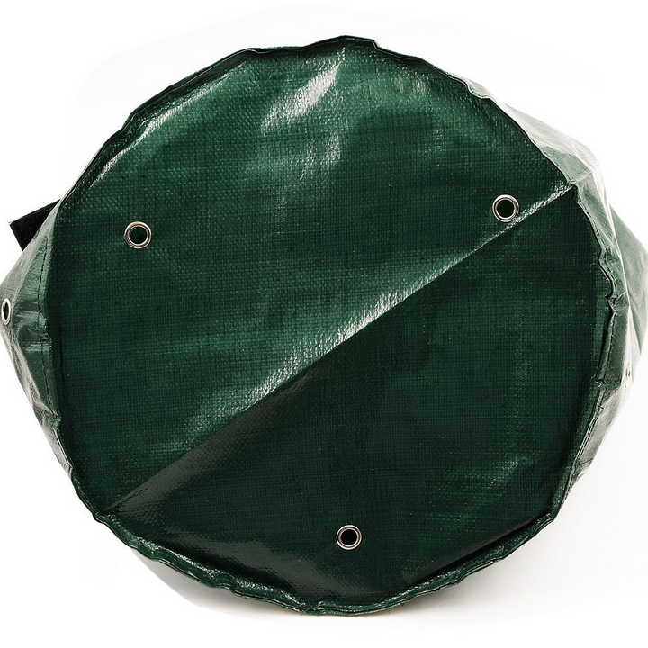"Reusable potato planting grow bag with window, black or green, durable fabric, ideal for small gardens, easy potato harvesti
