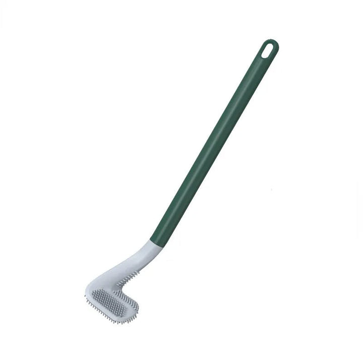 "Self-cleaning toilet brush with sleek design, durable bristles, and hygienic mechanism for modern bathrooms."