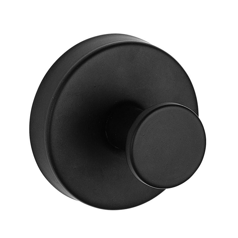 "Set of 4 sleek suction wall hooks for organized storage, perfect for bathrooms or kitchens. Supports up to 7 kg each."