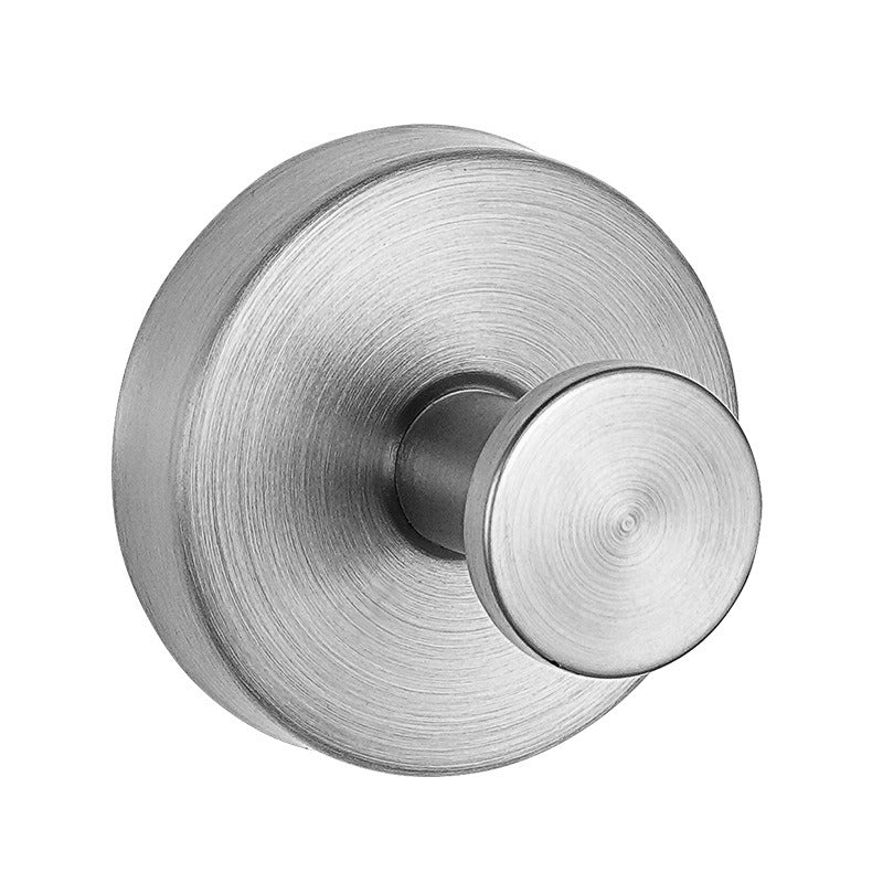 "Set of 4 sleek suction wall hooks for organized storage, perfect for bathrooms or kitchens. Supports up to 7 kg each."