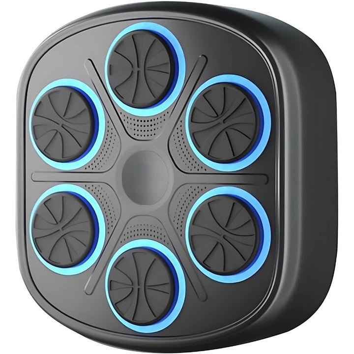 Unisex Rhythm Punch Pro Boxing Trainer with digital display, rhythm lights, and smartphone connectivity for interactive fitne