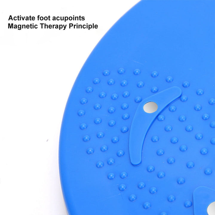 "Unisex Waist Twisting Disc Pro with tension ropes, features magnetic therapy and high-rebound design for balance and fitness